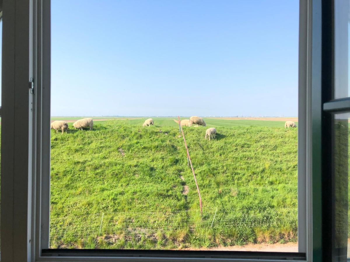Villa Haus Kaethe Am Deich Balje Esterno foto